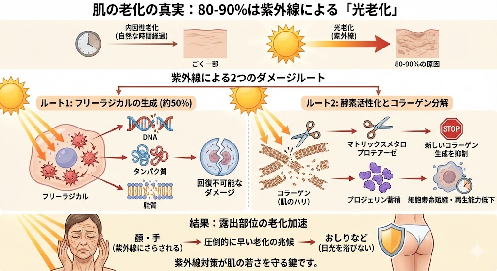 光老化のメカニズム