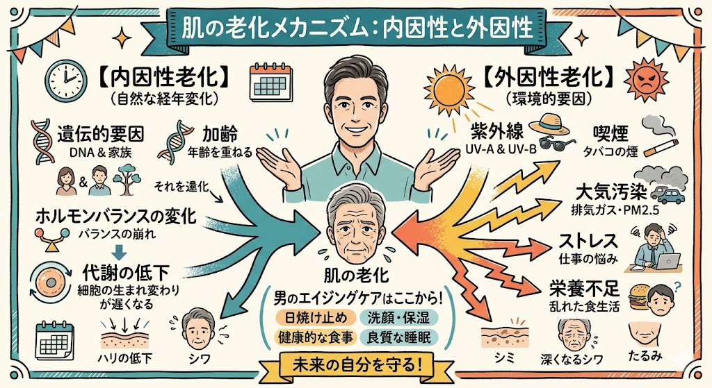 肌の老化メカニズム