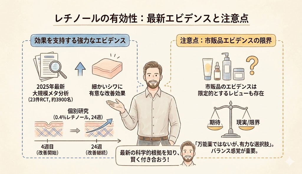 レチノールの有効性