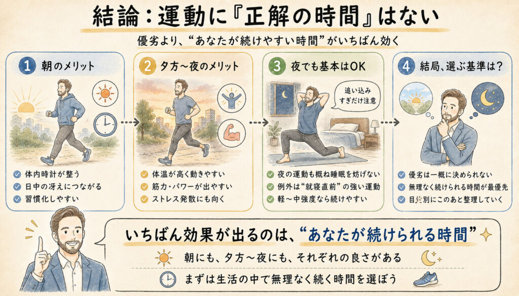 運動に「正解の時間」はない