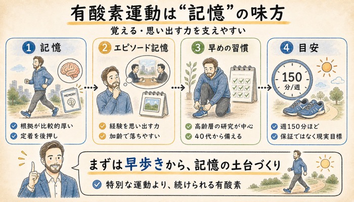 有酸素運動が「記憶に効く」とされる理由