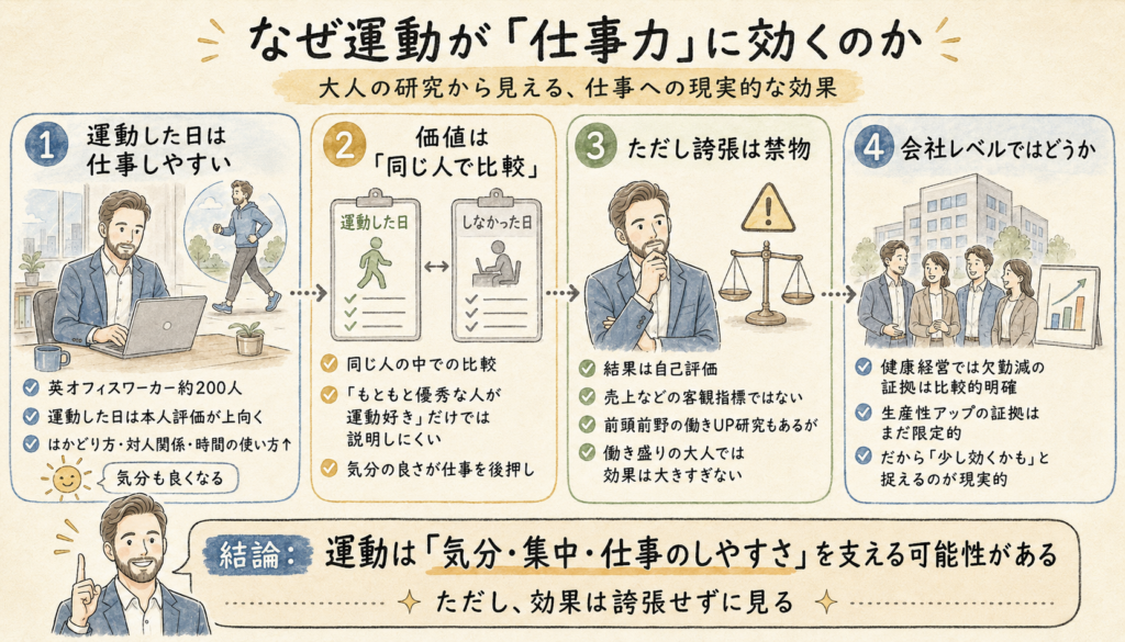 なぜ運動が「仕事力」に効くのか