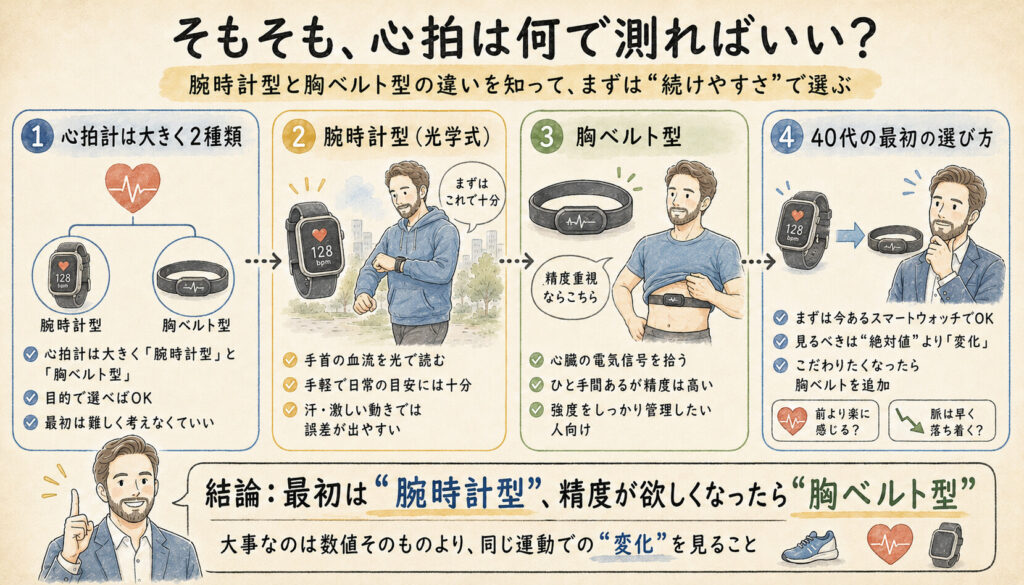 そもそも、心拍は何で測ればいい？
