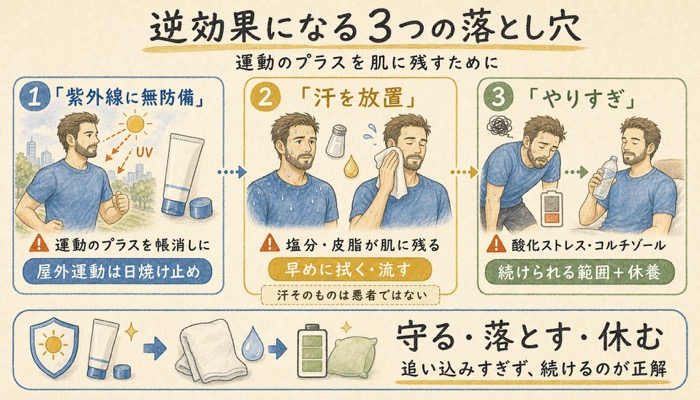 逆効果になる3つの落とし穴